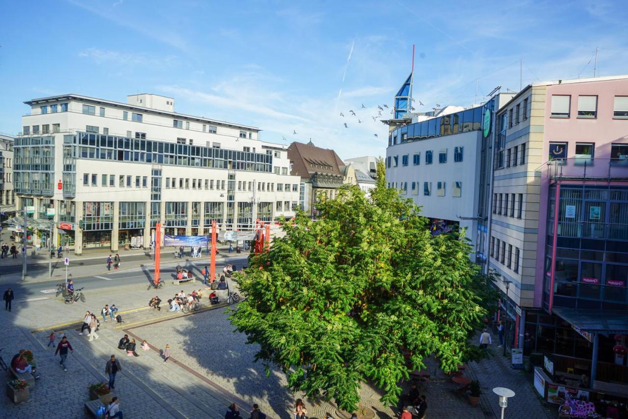 3-Raum City-Appartement Jéna Kültér fotó